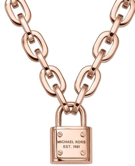 michael kors chain link necklace.